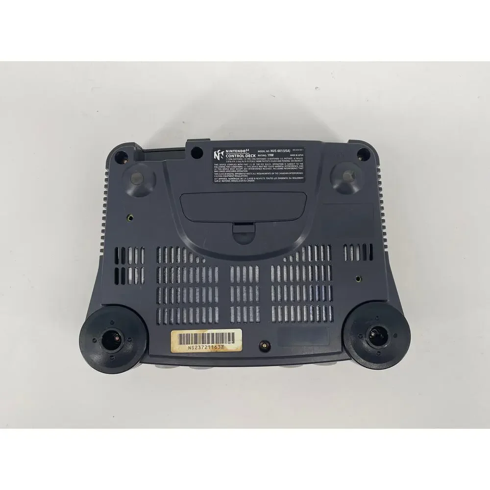 Nintendo 64 N64 Console Model NUS-001 Gray Made in Japan